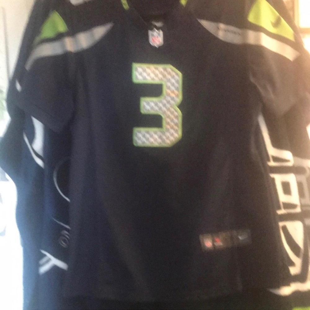 Russell Wilson NFL Seattle Seahawks #3 Jersey